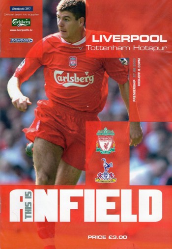 Match programme
